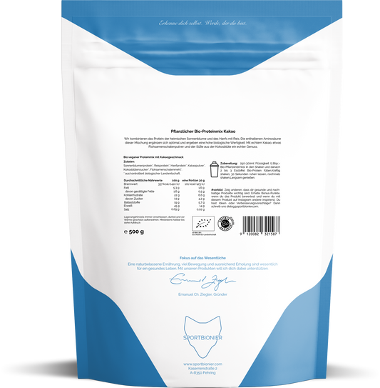 Organic Vegan Protein Mix Cocoa 500 g
