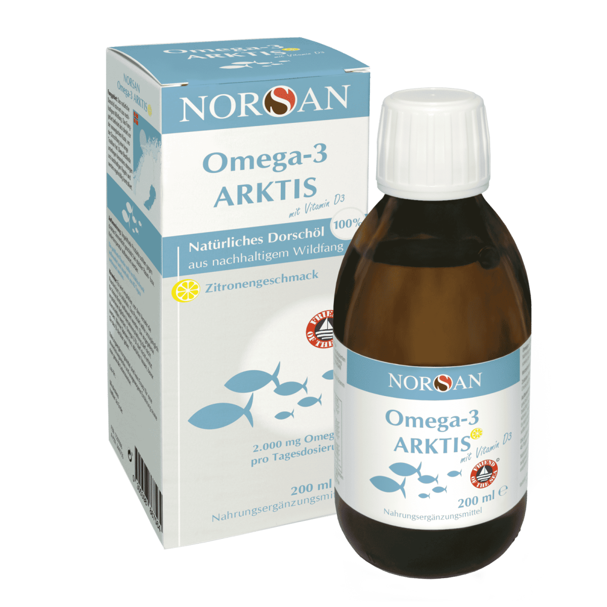 OMEGA-3 Fischöl - ARKTIS 200 ml ÖL